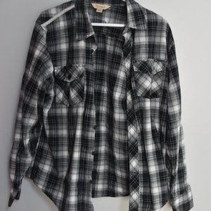 Decree Plaid Button Down Size Large
